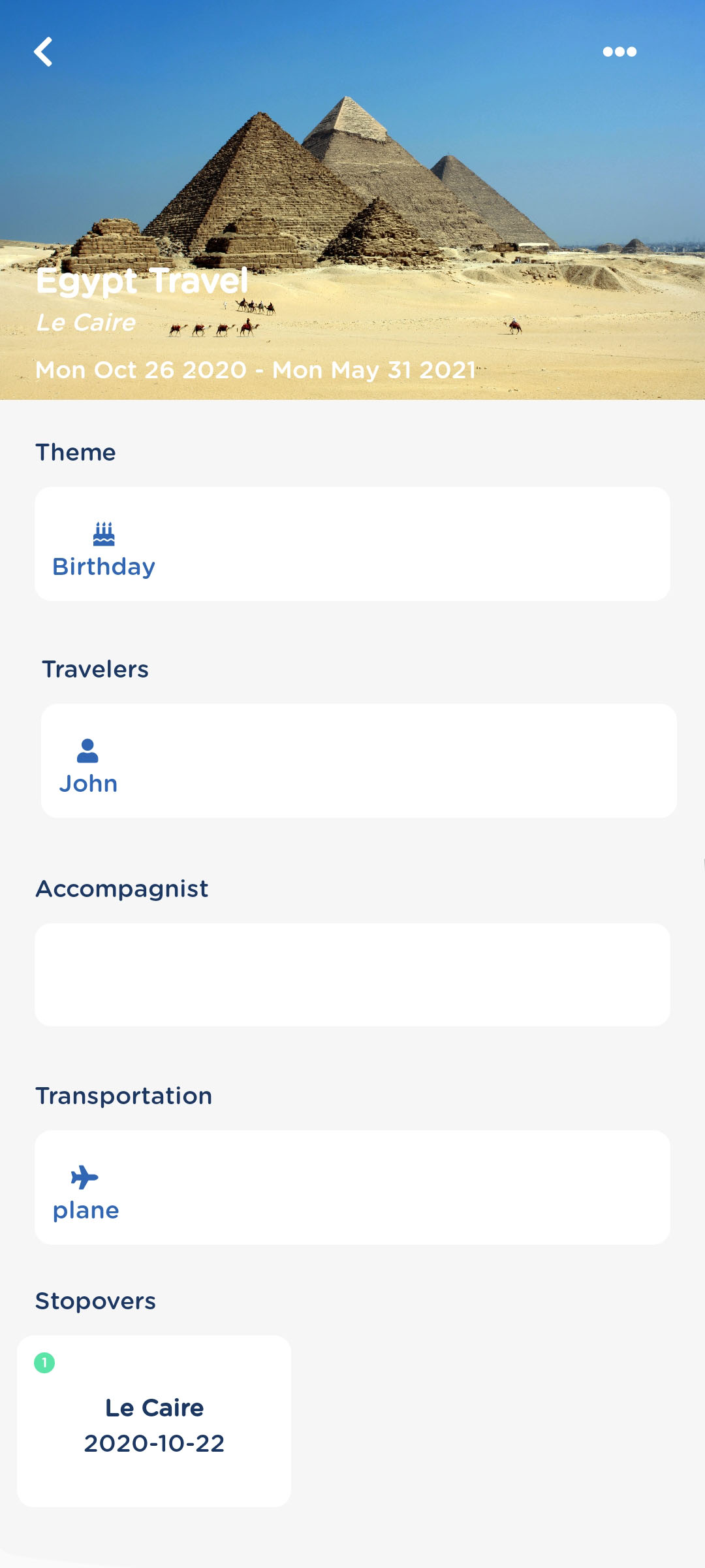 GeniusTravel.io Travel Page Preview